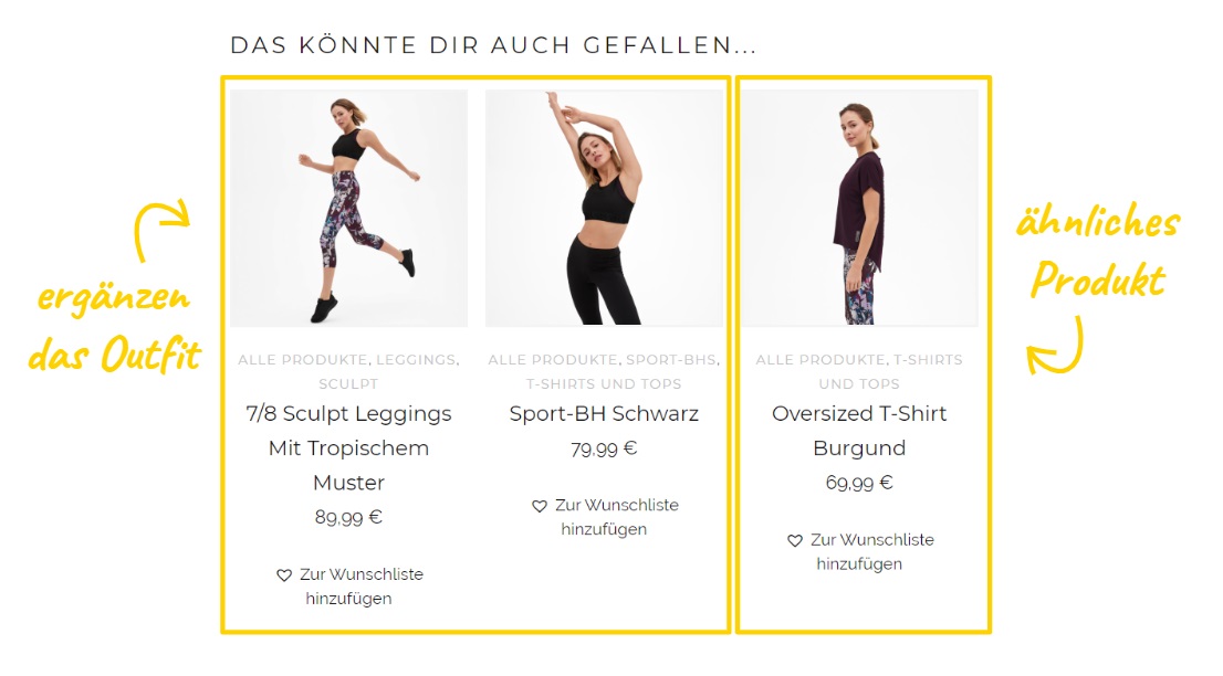 Cross Selling im Onlineshop